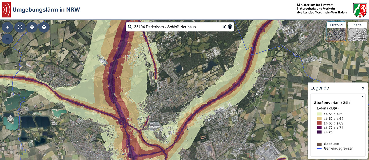 Lärmkartierung 2023